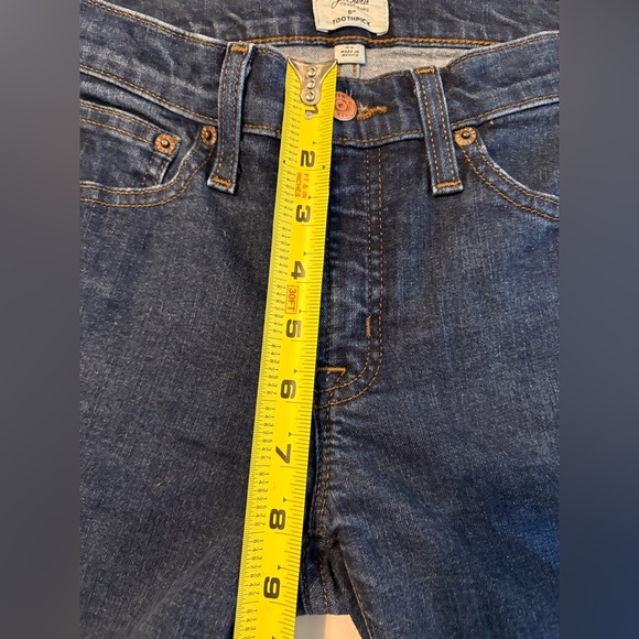 J. Crew High Rise 8” Tooth Pick Jeans Size 26‎ EUC 0334 - Picture 8 of 12